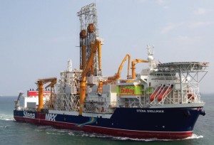 Photo of a Stena Drilling ship at sea
